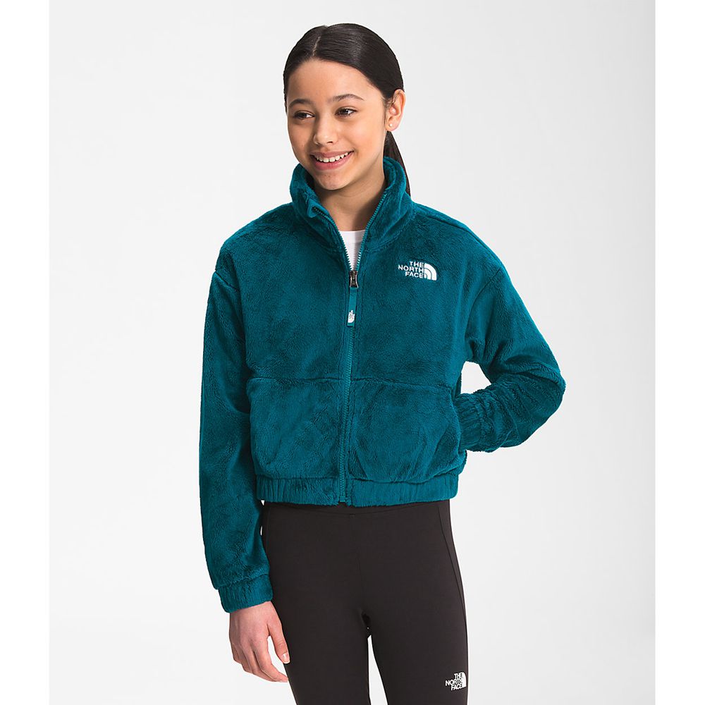 The North Face Full Zip Jacket Girls Australia - The North Face Osolita Dark Blue (HBG-216950)